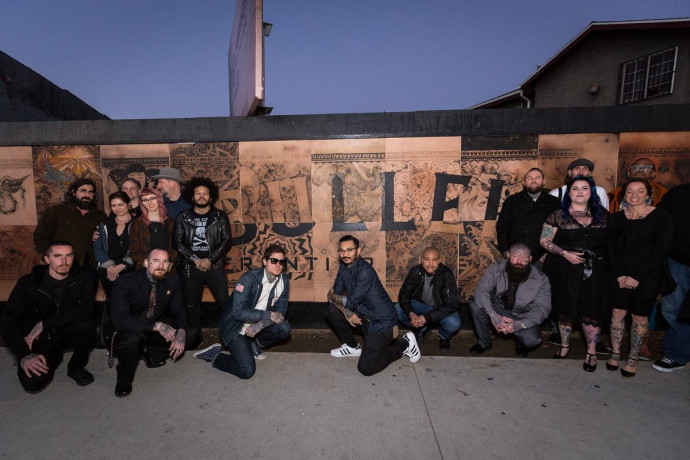 Bulleit: Frontier Works-32 foot tattoo