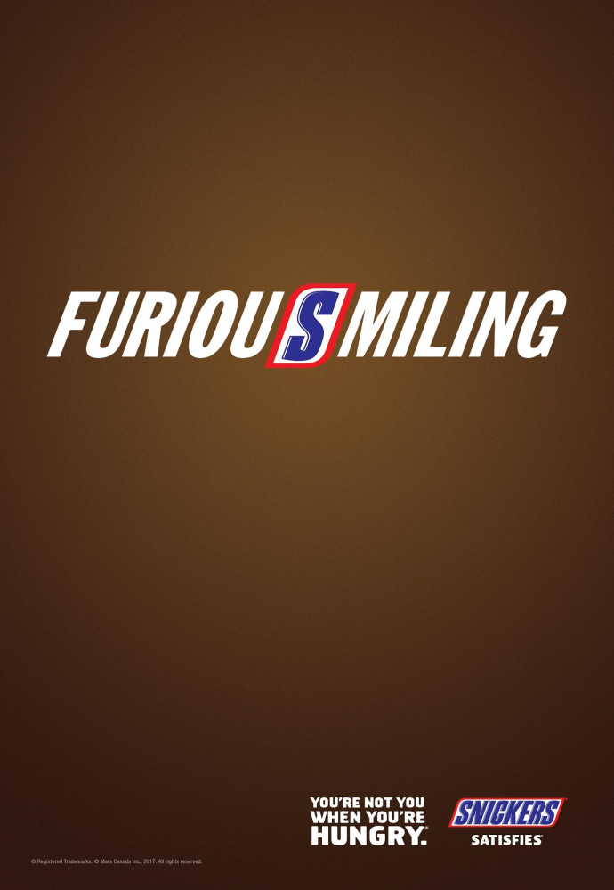 Snickers: FuriousSmiling
