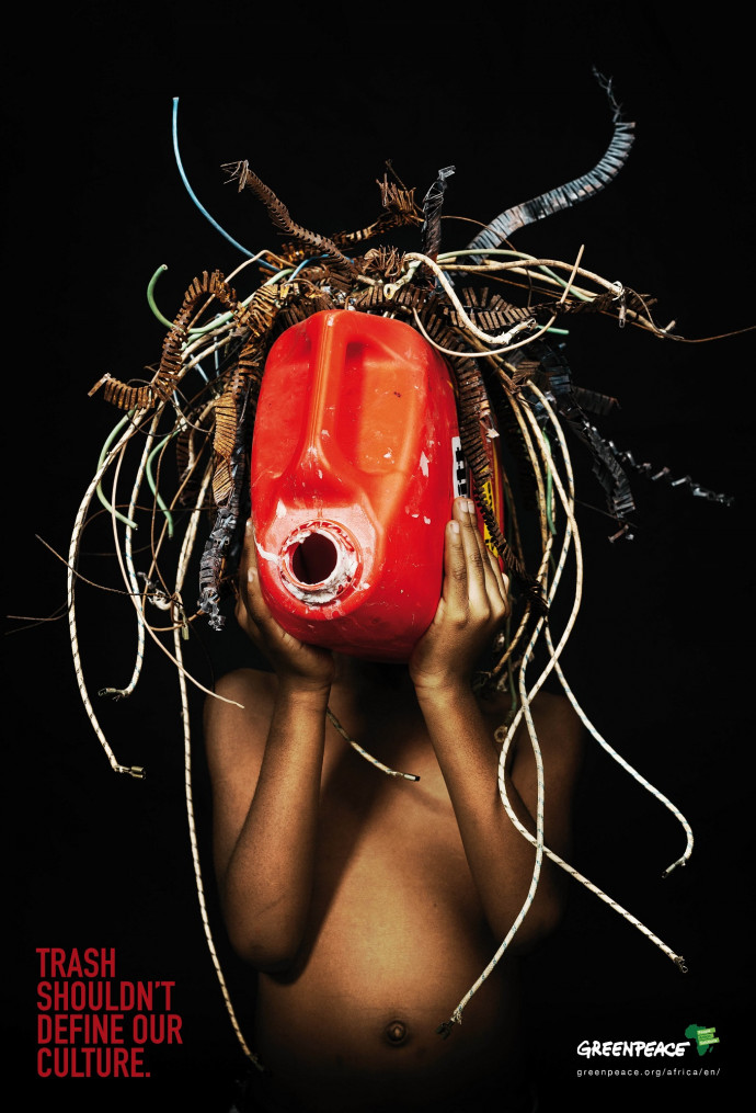 Greenpeace: African Trash Masks, 1
