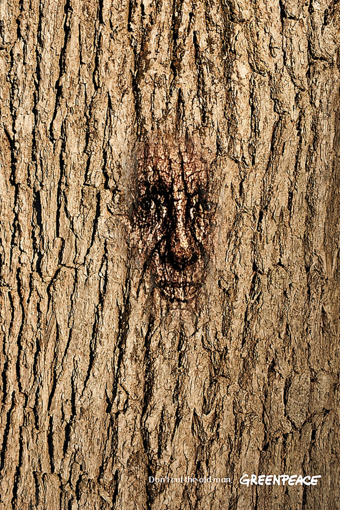 Greenpeace: Tree man