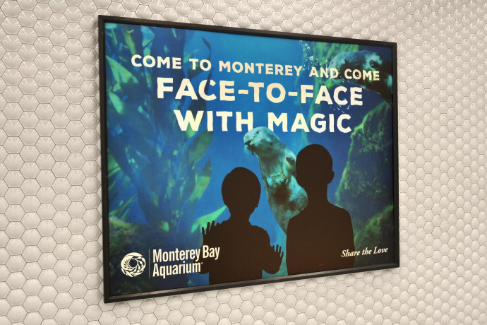 Monterey Bay Aquarium: Share the Love—BART Station Domination, 3