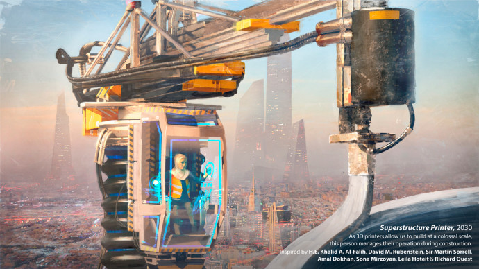 MiSK Global Forum: Superstructure Printer