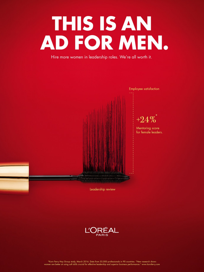 L'Oreal: This Is An Ad For Men (Mascara)