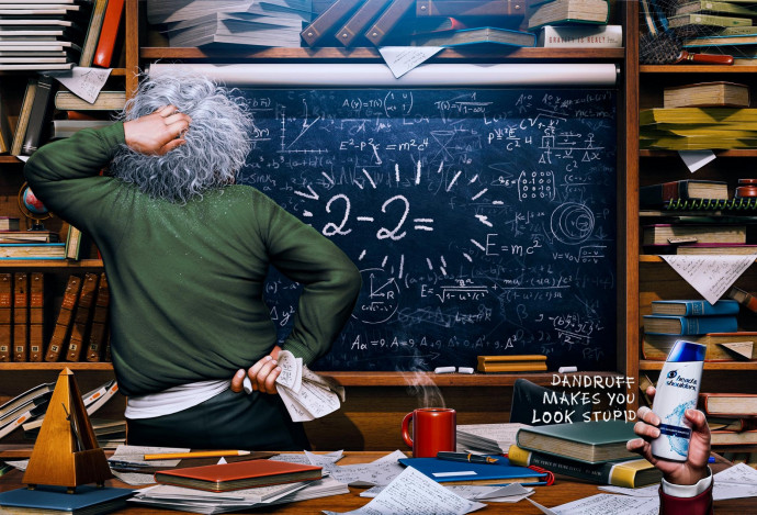 Head & Shoulders: Stupid Einstein