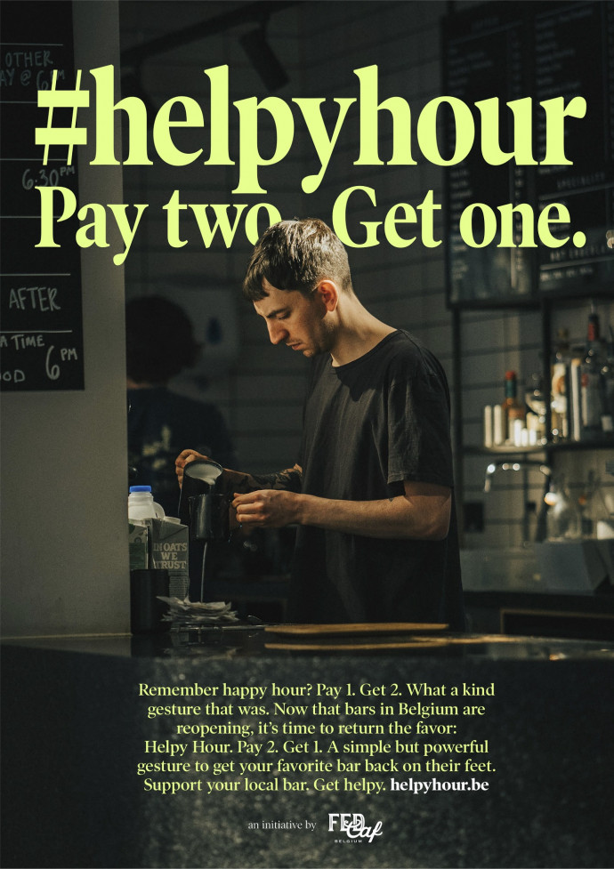 FedCaf: Helpy Hour. Pay 2, Get 1