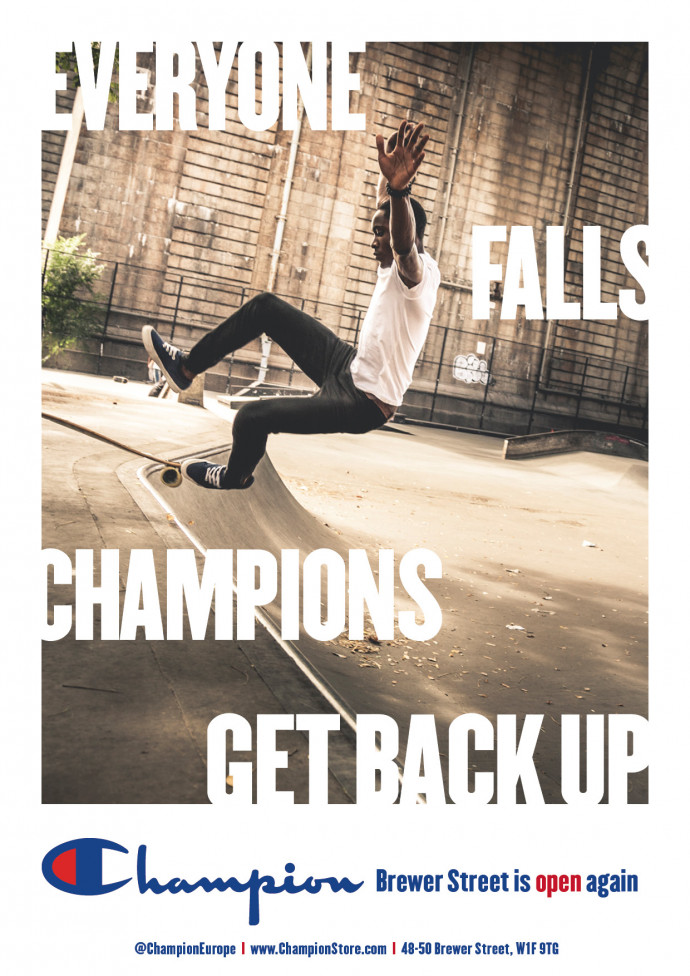 Champion: Everyone Falls. Champions Get Back Up, 4