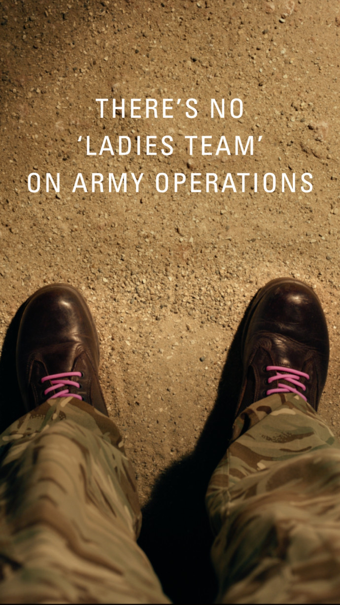 British Army: There's No Ladies Team