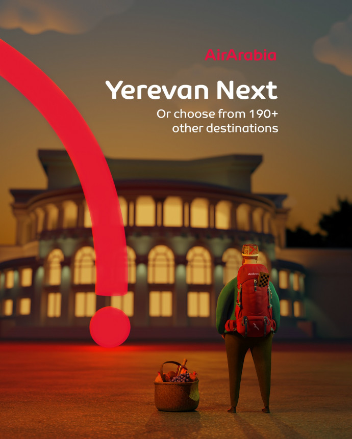Ad of the Day | Air Arabia: Where Next? Yerevan