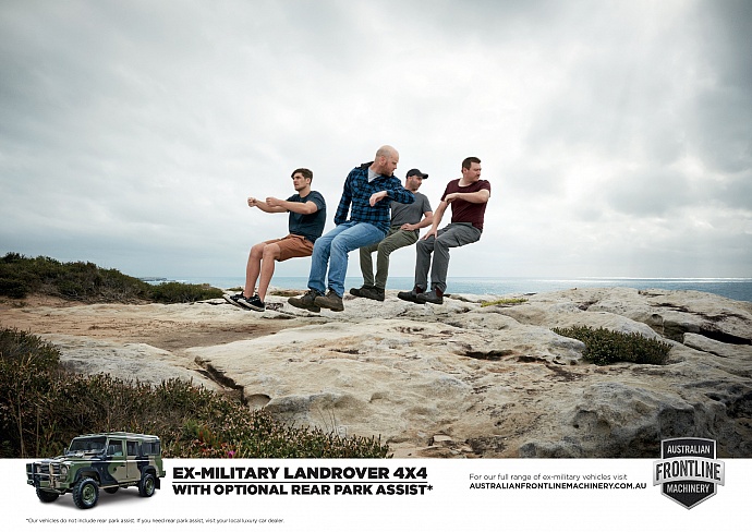 Australian Frontline Machinery: Rear park assist