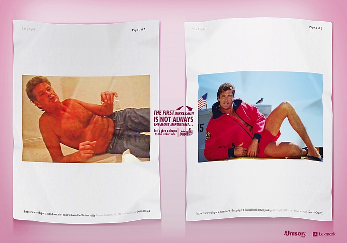 Lexmark: David Hasselhoff