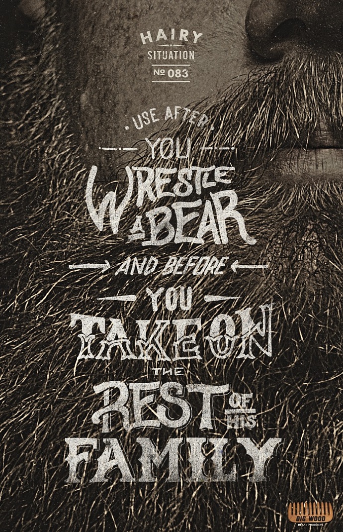 Big Wood Beard Combs: Bear