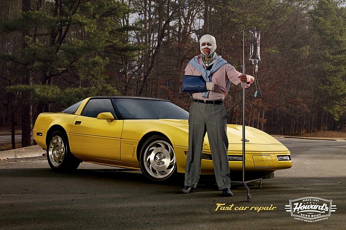 Howard's Auto Body: Sports car