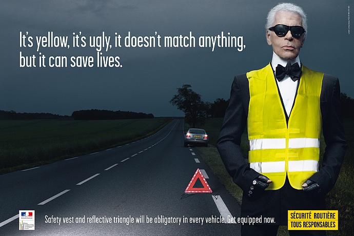 French Road Safety: Lagerfeld