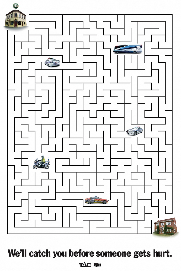 Transport Accident Commission Victoria: Maze