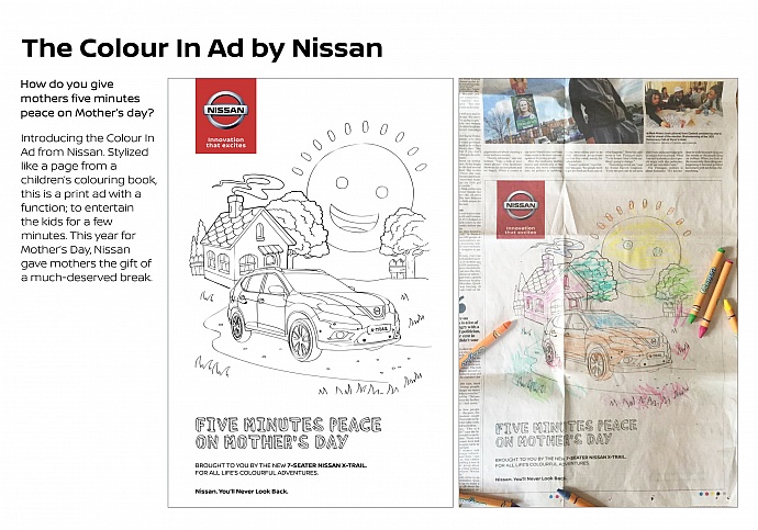 Nissan: The colour in ad