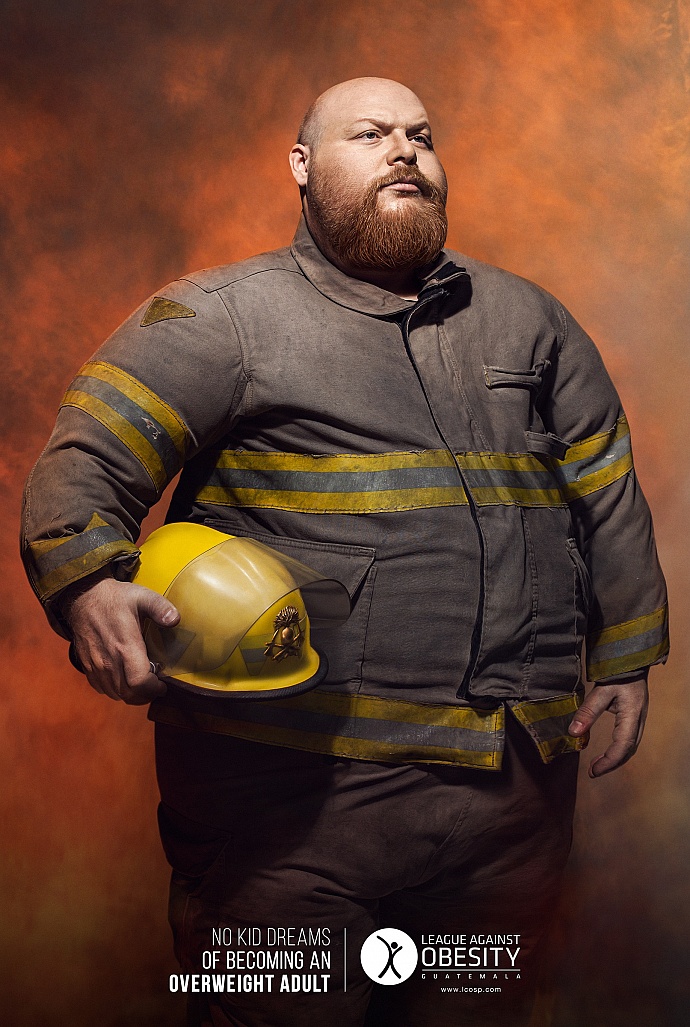 League Against Obesity: Fireman