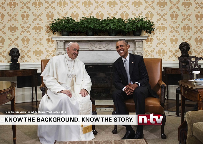 n-tv: Wallpaper - Pope Francis - Obama