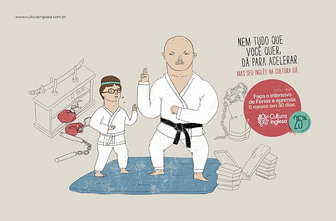 Cultura Inglesa English School: Intensive English Course, Judo