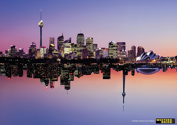 Western Union Money Transfer: Sydney/Toronto