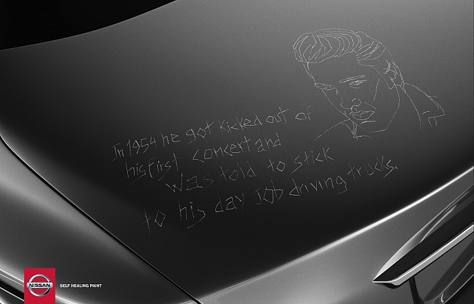 Nissan Self Healing Paint: Self healing stories - Elvis