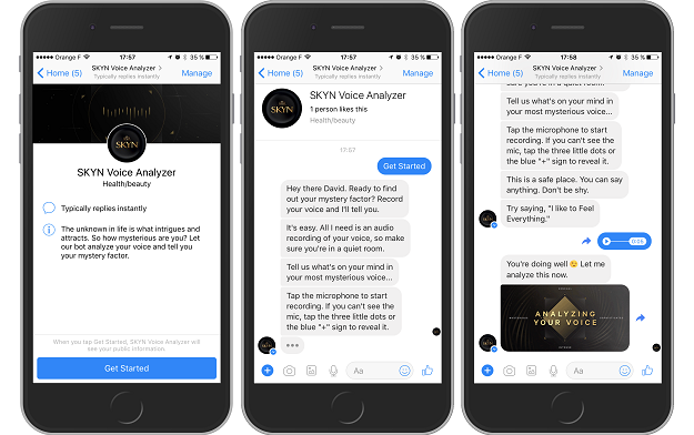 Sid Lee's New Voice-Analyzing Messenger BOT  Will Help You Find Your Mystery Factor