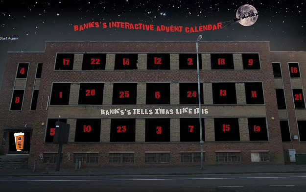 Banks's Giant Advent Calendar is Brutally Honest About Christmas