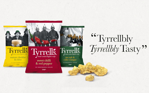 St Luke's Unveils First "Tyrrellbly, Tyrrellbly, Tasty" Campaign For KP Snacks' Tyrrells brand