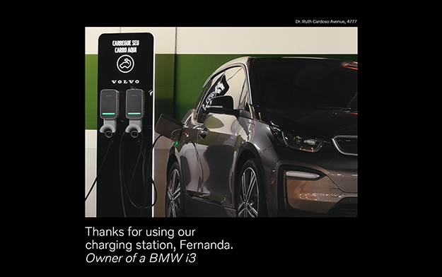 Volvo Car Brasil Teases Competitors' Cars Recharging At Its Charging Stations