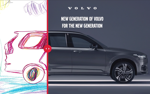 Children Created Outdoor Advertising Campaign For Volvo