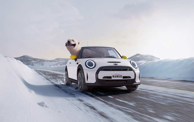 Celebrating International Polar Bear Week, Mini USA Reveals 2023 Mini Cooper Electric SE In New Nanuq White Color