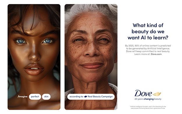 Ad of the Day | Dove Marks 20 Years of Real Beauty With a Renewed Commitment to "Real" and Pledge to Never Use AI