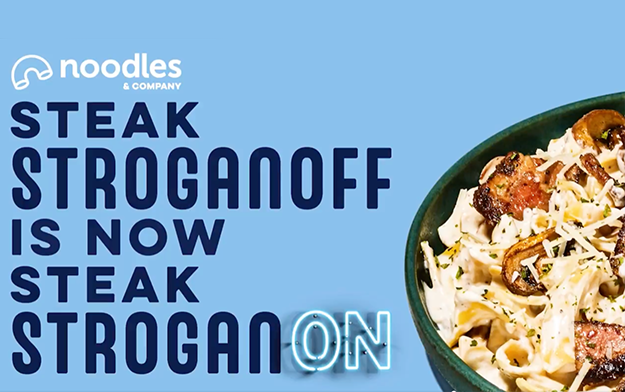 Fortnight Collective Ыpreads the Word about Noodles & Company's Relaunch of Steak Stroganoff