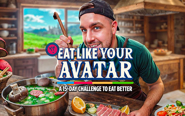 Celeb Streamer Takes on a Social Experiment to Show Gamers How Eating Better