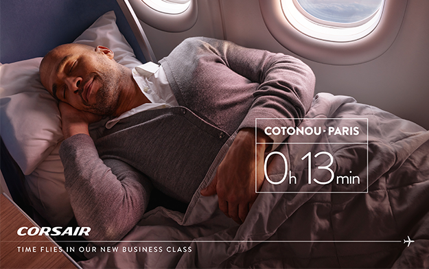Corsair Soars with Its New Business Class Second Leg of Campaign Created by Australie.Gad