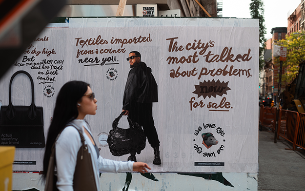 "The Ratvertising Collection": Turning NYC Trash into Fashion