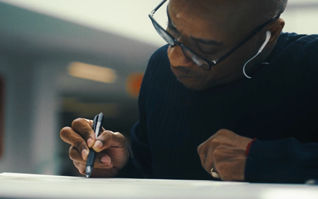 Ad of the Day | Launch Party Showcases Artist to Demonstrate Features of Staples' ProGel Pen