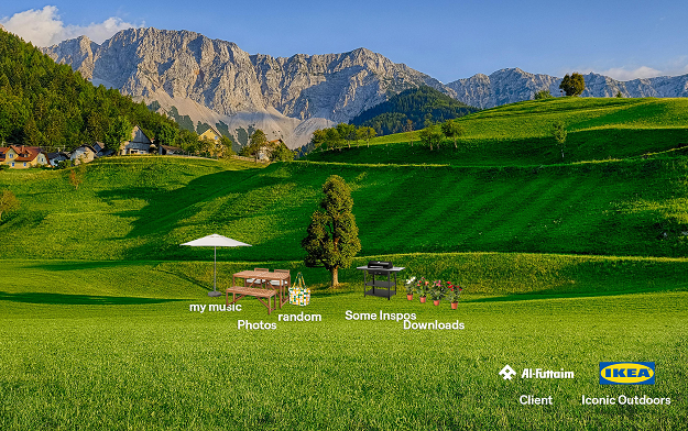 Al-Futtaim IKEA Furnishes Everything, Even your Computer's Desktop With the Outdoor Collection