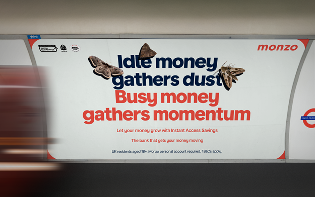 Monzo Gets Money Moving in New Campaign