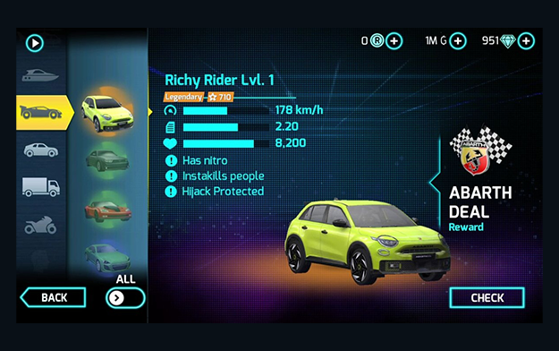 Abarth Brings the New Abarth 600e into the Gaming World with Gangstar Vegas with Instagram Campaign