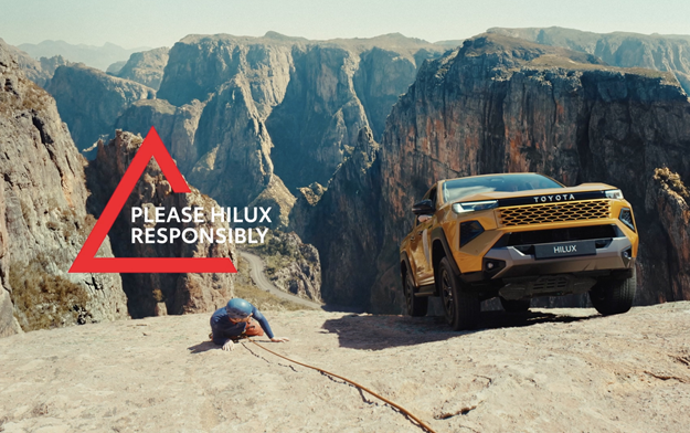 Toyota Urges Drivers to "Please Hilux Responsibly"