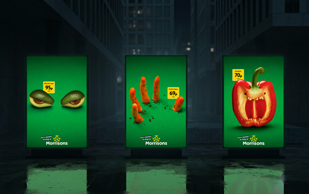 Morrisons Fresh Produce Gets a Monstrous Makeover for Halloween in new OOH campaign by Leo UK